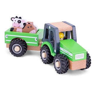 Tractor with trailer - animals